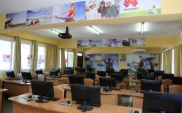 A picture of the ICT laboratory donated by Huawei Ghana to the University for Development Studies (UDS) in Tamale. 