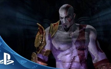 Kratos is about to battle Hades in God of War III - Remastered Edition. 
