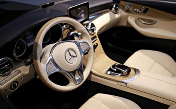 Interior view of the new Mercedes-Benz C-Class Coupe