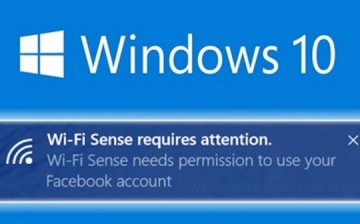 Wi-Fi Sense feature running on the new upgraded Windows 10 Operating System