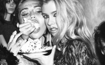 Miley Cyrus Topless With Rumored Girlfriend Stella Maxwell
