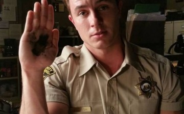 Still From 'Teen Wolf' Showing Ryan Kelley As Deputy Parrish