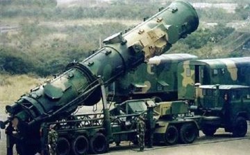 A photo of the DF-31 missile, one of the several missiles in the PLA's arsenal.