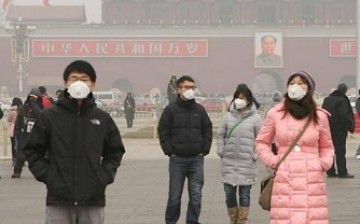 Officials from the Beijing Municipal Environmental Monitoring Center estimate that the heavy air pollution will cloud over the city until Thursday afternoon, when the cold front arrives.