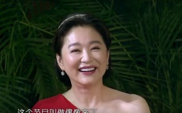 Brigitte Lin flashes a big smile for audiences of 
