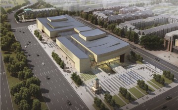 Expected to be another landmark theater, the BTAC will be the biggest arts center in southern Beijing. 
