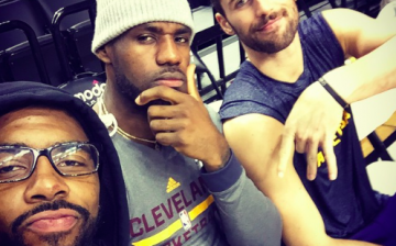 Kyrie Irving Lebron James Kevin Love