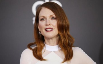 Julianne Moore arrives at the Hollywood Film Awards in Hollywood, Calif., in 2014.