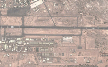 An aerial view of Camp Lemmonier, the U.S. military base in Djibouti’s Djibouti-Ambouli International Airport. 