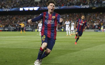 Barcelona forward Lionel Messi appeared on a Chinese TV show.