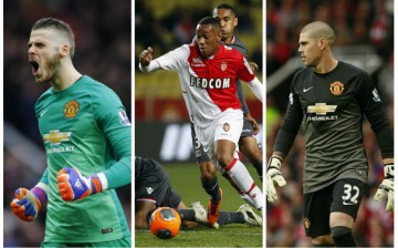 Manchester United rumors (from L to R): David De Gea, Anthony Martial, and Víctor Valdés