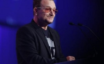 Singer Bono of U2 speaks at the European People's Party (EPP) Elections Congress in Dublin March 7, 2014.