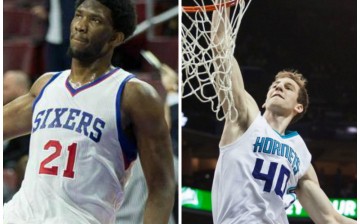 Sixers' Joel Embiid and Hornets' Cody Zeller is a potential trade scenario.