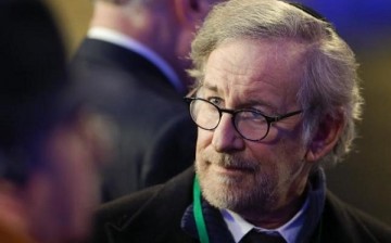 Director Steven Spielberg attends a ceremony on the site of the former Nazi German concentration and extermination camp Auschwitz-Birkenau near Oswiecim January 27, 2015.