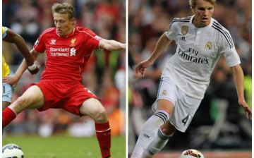 Liverpool Rumors Central (from L to R): Lucas Leiva & Martin Odegaard.