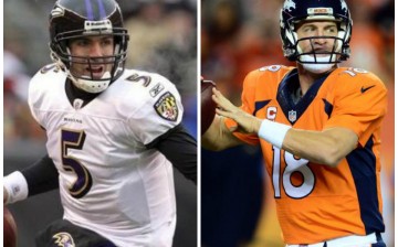 Quarterback Battle: Ravens' Joe Flacco vs Broncos' Peyton Manning