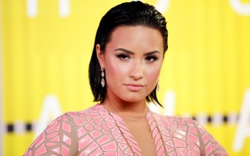 Recording artist Demi Lovato arrives at the 2015 MTV Video Music Awards in Los Angeles, California. 