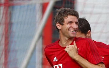 Bayern Munich's Thomas Muller