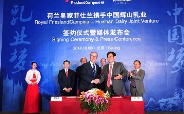 Huishan Dairy Holdings Company Limited and Royal Friesland Campina N.V. have entered into a joint venture lasy year to operate a fully integrated infant milk formula supply chain in China.