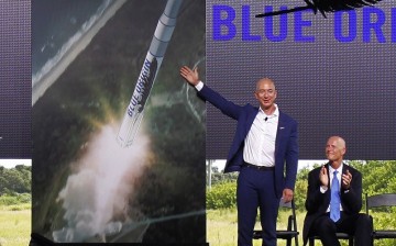 Amazon's Jeff Bezos and his new space company Blue Origin will launch rockets from Florida later this decade.