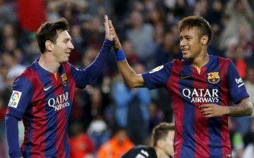 Argentina's Lionel Messi and Brazil's Neymar both play for FC Barcelona.
