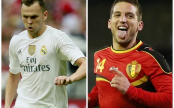 Liverpool Rumors Central: Denis Cheryshev (L) and Dries Mertens.