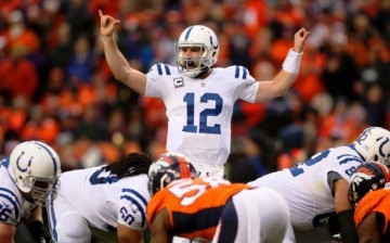 Indianapolis Colts quarterback Andrew Luck (#12).