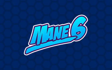 A photo of the official logo of Mane6, the developer of upcoming video game Them's Fightin' Herds.