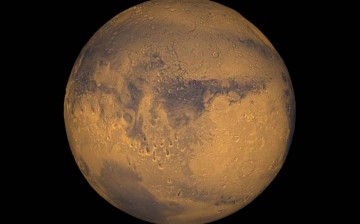 Mars true-color globe showing Terra Meridiani.