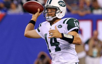 New York Jets quarterback Ryan Fitzpatrick.