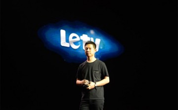 Jia Yueting, chairman and CEO of LeTV, speaks during a presentation in this undated photo.
