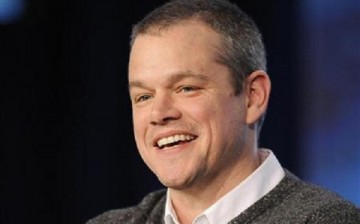 Actor Matt Damon takes part in a panel discussion in California