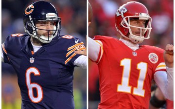 Chicago Bears' Jay Cutler and Kansas City Chiefs' Alex Smith.