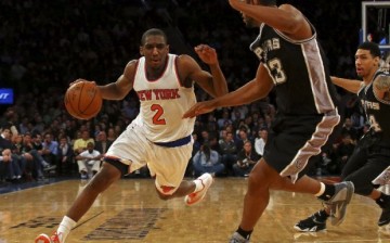 New York Knicks point guard Langston Galloway (#2).