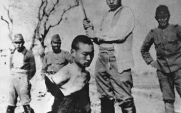 Photos like these depict the atrocities of Japanese soldiers during the 1937 Nanjing Massacre.