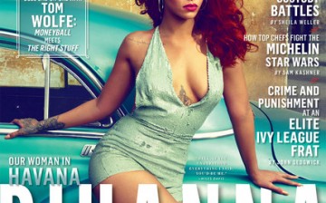 Rihanna is sizzling on the Vanity Fair cover.