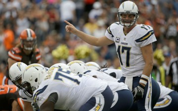 San Diego Chargers quarterback Philip Rivers (#17).