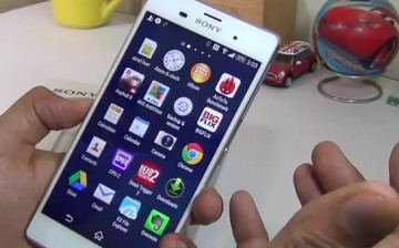 An user is checking out the features of Sony Xperia Z2 smartphone, which is going to be updated to Android Marshmallow soon.