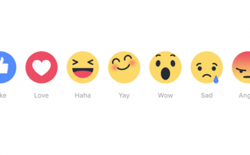 Facebook's Reactions emoji