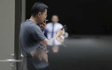 Chinese Man Smoking