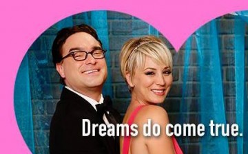 Kaley Cuoco and Johnny Galecki from 