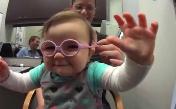 Baby Wearing Glasses 