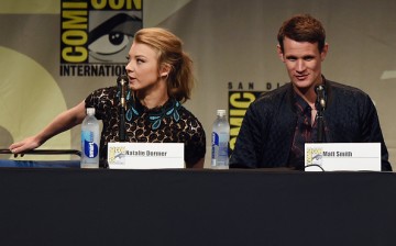  Actress Natalie Dormer (L) and actor Matt Smith speak onstage at the Screen Gems panel for 'Patient Zero' and 'Pride and Prejudice and Zombies' during Comic-Con International 2015 at the San Diego Convention Center on July 11, 2015 in San Diego, Californ