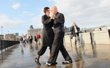 Commuters Silently Dance The Tango At London Bridge