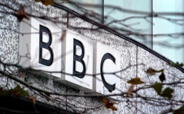 The BBC logo is seen at the company's offices in west London in this Dec. 7, 2004 photo.