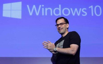 Takuya Hirano, president and chief executive officer of Microsoft Japan Co., speaks during Microsoft Corp.'s Windows 10 operating system product launch in Tokyo, Japan, on Wednesday, July 29, 2015. 