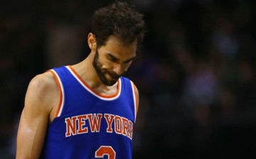 New York Knicks point guard Jose Calderon.