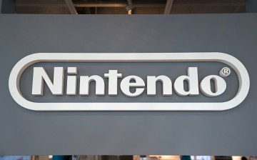 The Nintendo Co. logo is displayed at the Nintendo Game Front showroom in Tokyo, Japan, on Thursday, Feb. 5, 2015. 