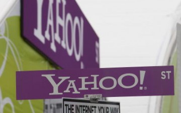 Yahoo! logos are seen at the 2008 International Consumer Electronics Show at the Las Vegas Convention Center January 8, 2008 in Las Vegas, Nevada. 