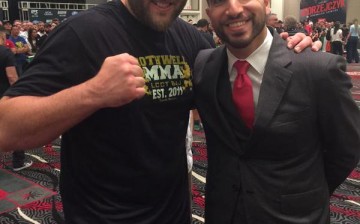 Ben Rothwell with Ariel Helwani